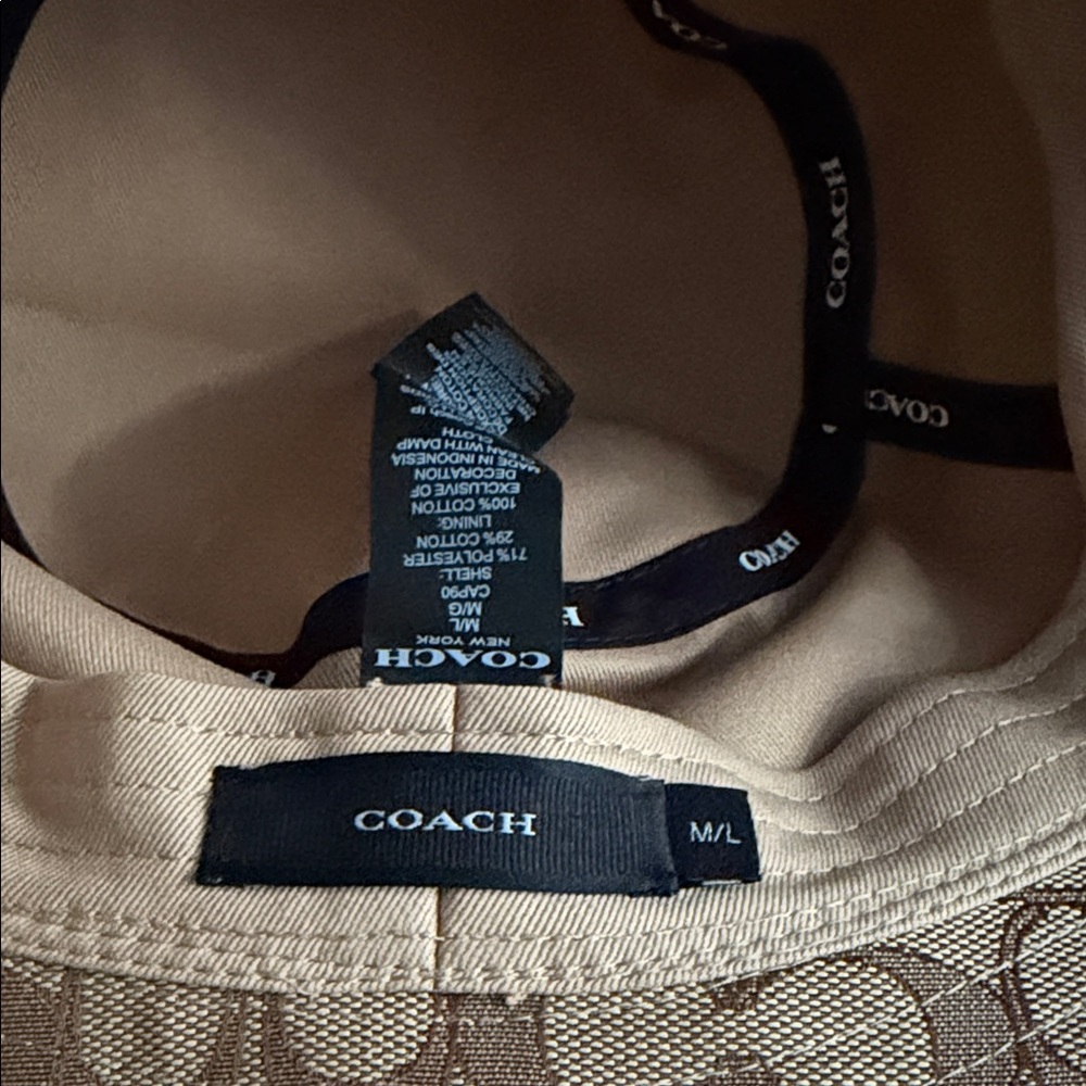 Coach Signature Canvas Bucket Hat with Orange Slices - Picture 4 of 4